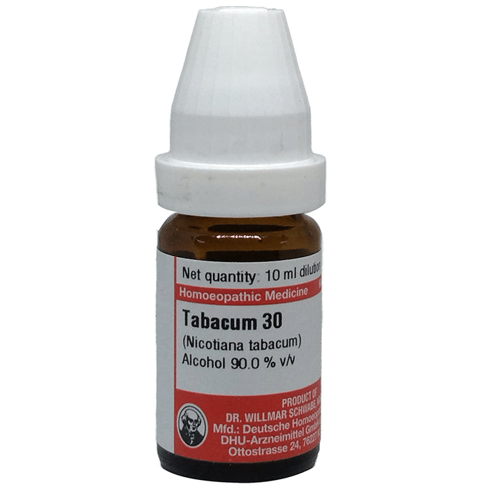 Dr Willmar Schwabe Germany Tabacum (Nicotiana Tabacum) Dilution 30 - Classic Derma