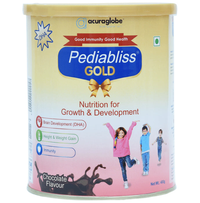 Acuraglobe Pediabliss Gold Powder Chocolate - Classic Derma
