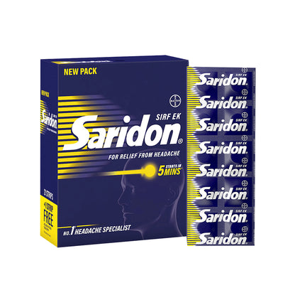 Bayer Combo Pack of Supradyn Daily Multivitamin 15 Tablet & Saridon 10 Tablet