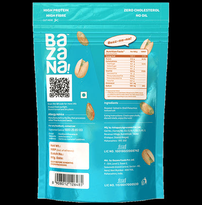 Bazana 100% California Roasted Salted Pistachios