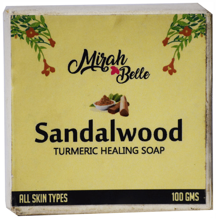 Mirah Belle Sandalwood Turmeric Healing Soap - Classic Derma