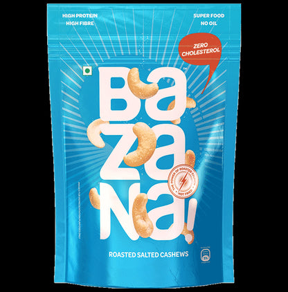 Bazana Roasted Salted Cashews - Classic Derma