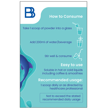 BBetter Collagen Marino Pure Hydrolyzed Marine Collagen Powder Sachet (10gm Each)