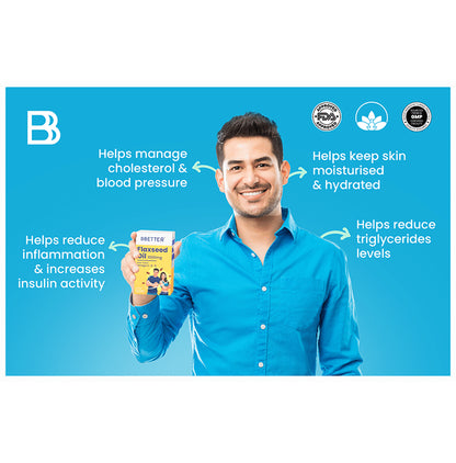 BBetter Flax Seed Oil 1000mg Soft Gelatin Capsule