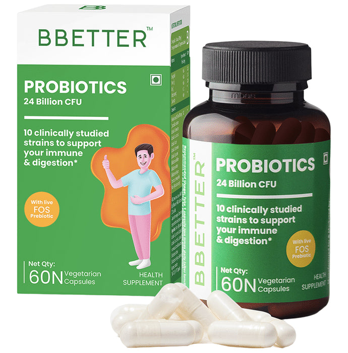 BBetter Probiotics 24 Billion CFU Vegetarian Capsule - Classic Derma