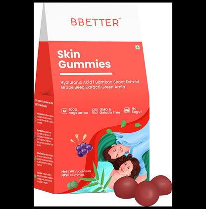BBetter Skin Vegetarian Gummies - Classic Derma