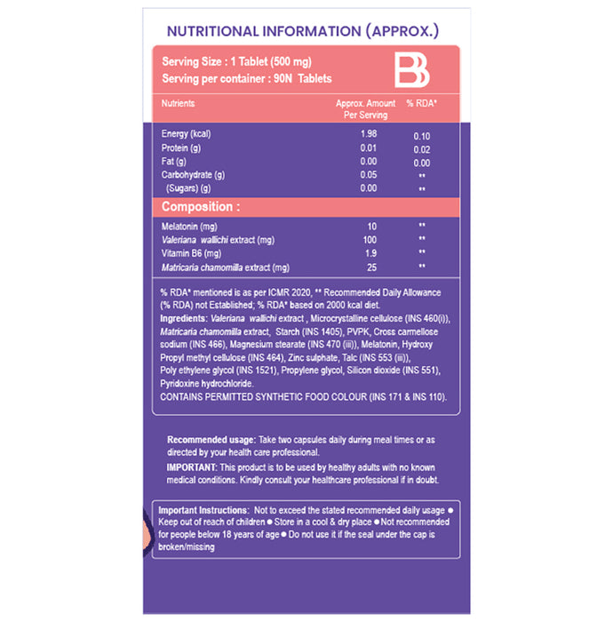 BBetter Sleep Tablet