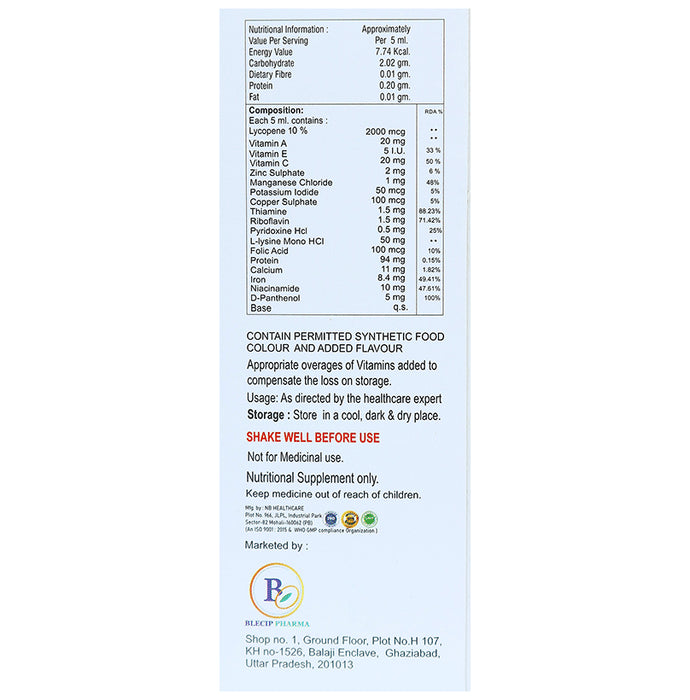 BCmax-Gold Syrup (200ml Each)