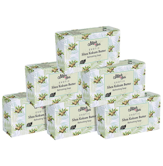 Mirah Belle Shea Kokum Butter Exotic Soap (125gm Each) - Classic Derma