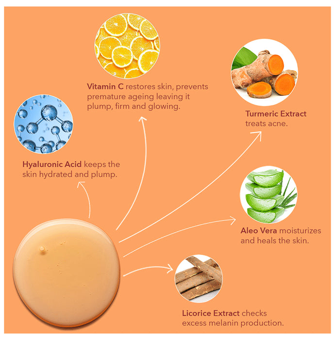 Be Soulfull Drops of Brilliance Brightening Serum with Vitamin C, Niacinamide & Licorice Root Extract