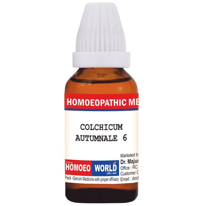 Dr. Majumder Homeo World Colchicum Autumnale Dilution(30ml Each) 6 CH - Classic Derma