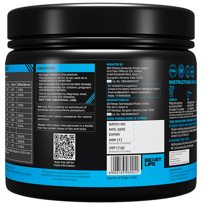 BeastLife BCAA Powder Mango