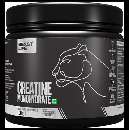BeastLife Creatine Monohydrate Powder Unflavored - Classic Derma