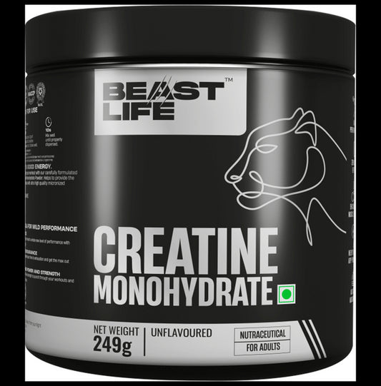BeastLife Creatine Monohydrate Powder Unflavored - Classic Derma