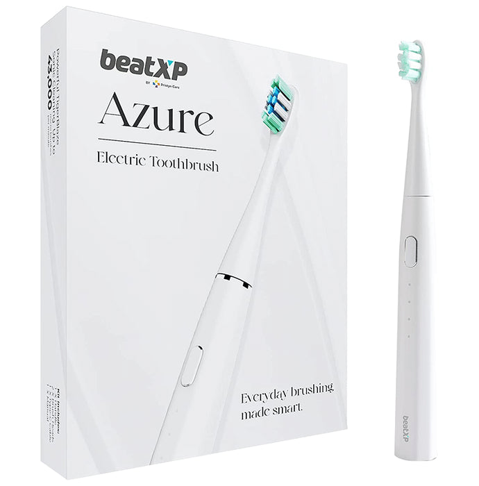 beatXP Azure Electric Toothbrush White - Classic Derma