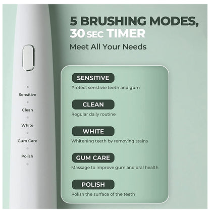 beatXP Azure Electric Toothbrush White
