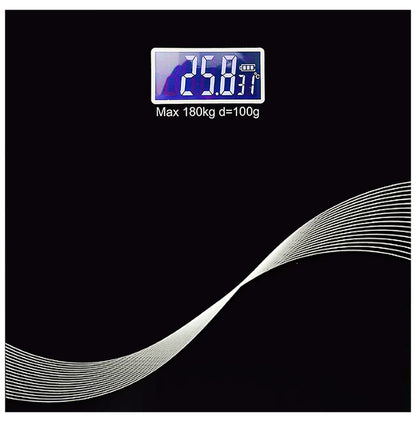 beatXP Digital Weighing Scale with LCD Display Black Wave 304670000000