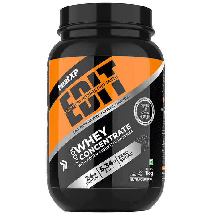 beatXP Edit 100% Whey Concentrate Protein Powder Unflavored - Classic Derma