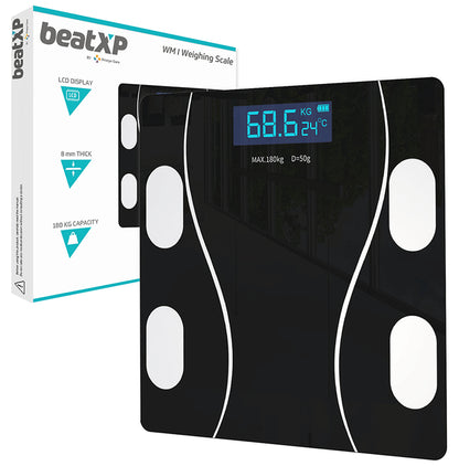 beatXP GHVMEDWES011 Digital Weighing Scale (Fusion Curve with LCD Display) - Classic Derma