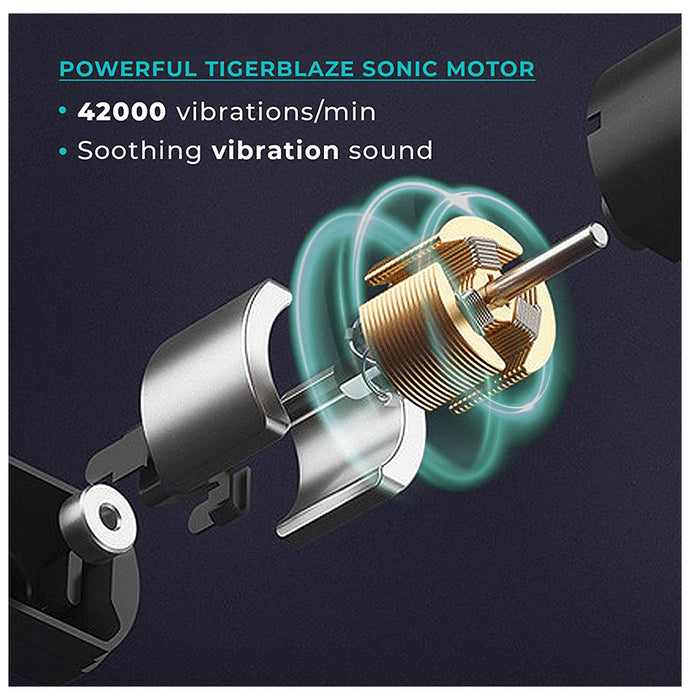 beatXP Ionic Sonic Electric Toothbrush White