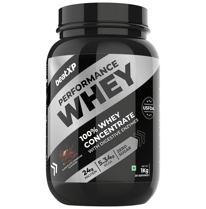 beatXP Performance Whey Protein Powder Chocolate Ganache - Classic Derma