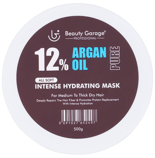 Beauty Garage 12% Moroccan Argan Oil I33051090tense Hydrating Hair Mask - Classic Derma