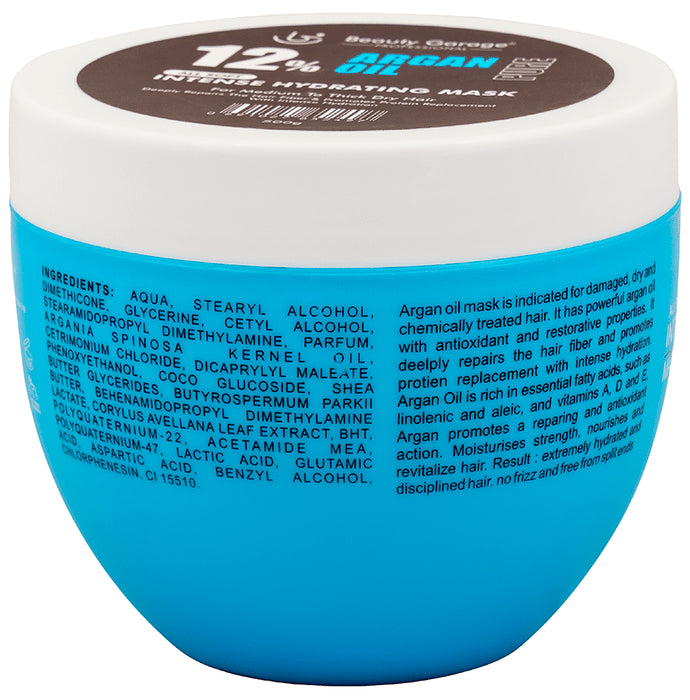 Beauty Garage 12% Moroccan Argan Oil I33051090tense Hydrating Hair Mask