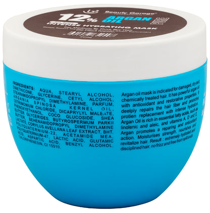 Beauty Garage 12% Moroccan Argan Oil I33051090tense Hydrating Hair Mask