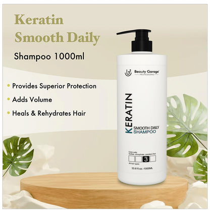 Beauty Garage Keratin Smooth Daily Shampoo