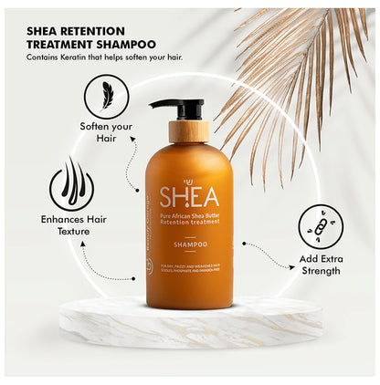 Beauty Garage Pure African Shea Butter Retention Treatment Shampoo