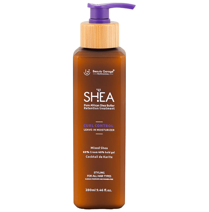 Beauty Garage Shea Retention Curl Control Leave in Moisturizer 60% Cream 40% Hold - Classic Derma