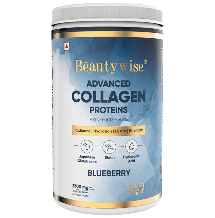 Beautywise Advanced Collagen Proteins Powder Blueberry - Classic Derma