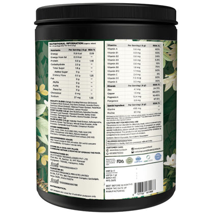 Beautywise Vegan Collagen Builder Powder Apple & Grapes