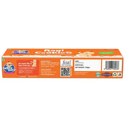 Bebe Burp 8M+ Cookie (150gm Each) Ragi