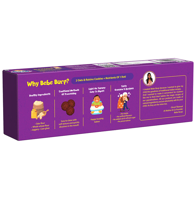 Bebe Burp 8M+ Oats & Raisins Cookie