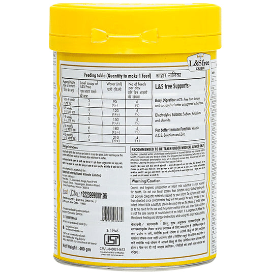 Bebymil L&S Free Infant Milk Subsitute - Classic Derma