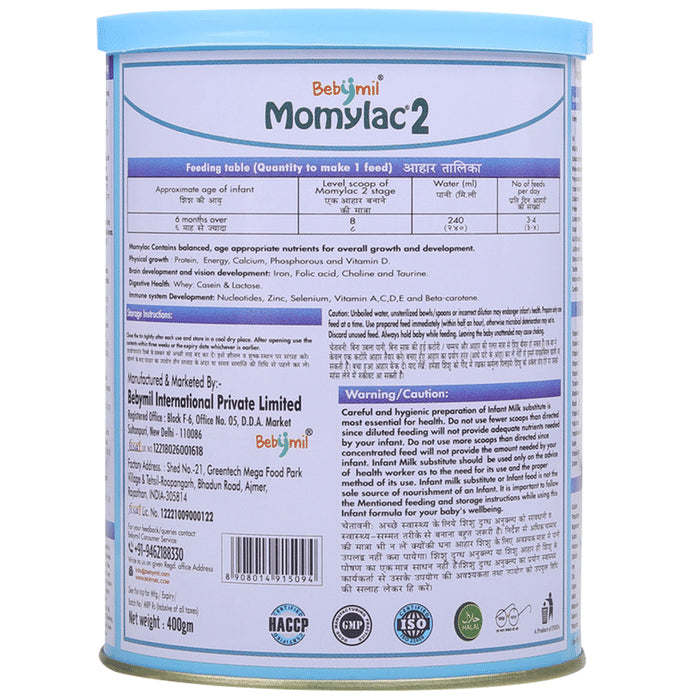 Bebymil Momylac Infant Formula Powder Stage 2