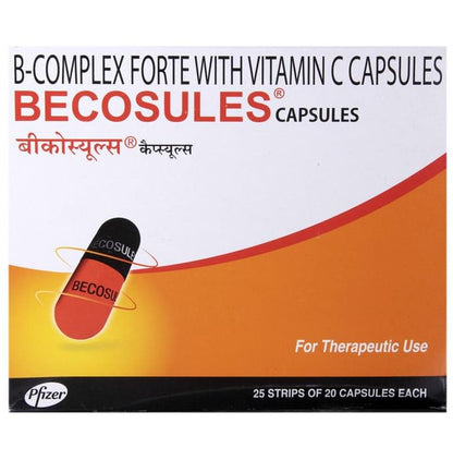 Becosules Capsule with B-Complex & Vitamin C | For Mouth Ulcers