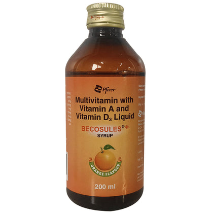 Becosules Plus Syrup Orange - Classic Derma