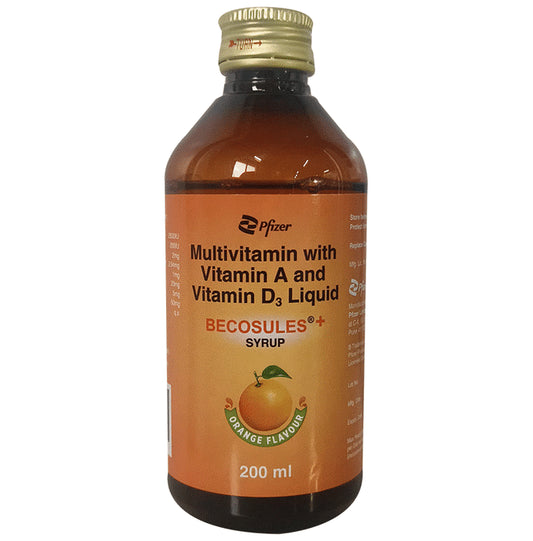 Becosules Plus Syrup Orange - Classic Derma