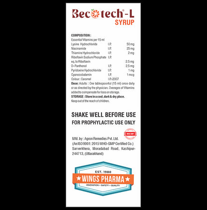 Becotech-L Syrup