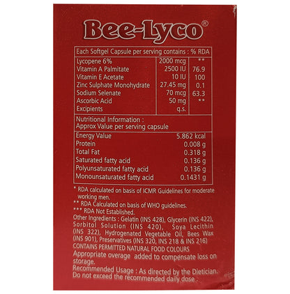 Bee-Lyco Soft Gelatin Capsule