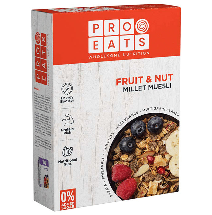 Pro Eats Fruit and Nut Muesli Millet - Classic Derma
