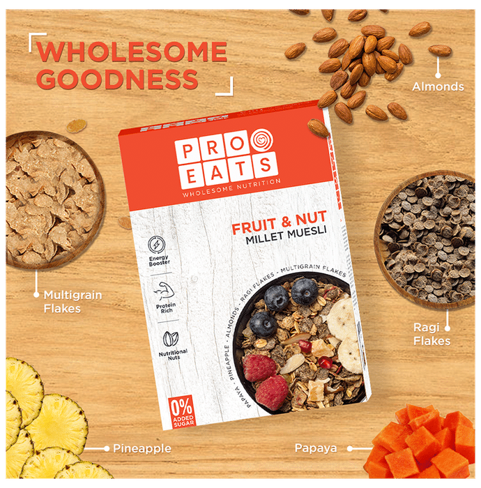 Pro Eats Fruit and Nut Muesli Millet