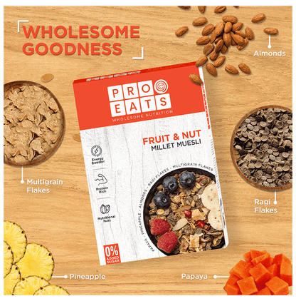 Pro Eats Fruit and Nut Muesli Millet