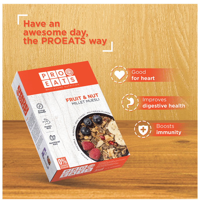 Pro Eats Fruit and Nut Muesli Millet