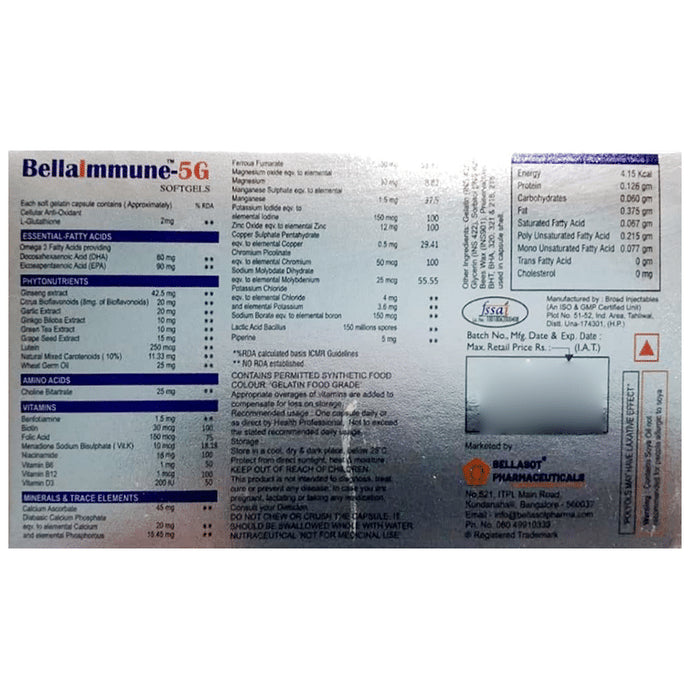 BellaImmune 5G Softgel Capsule