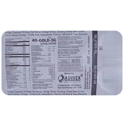 AD-Gold 5G Softgel Capsule