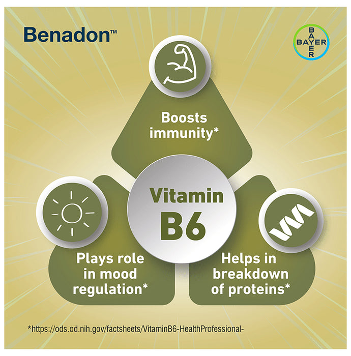 Benadon 40mg for Immunity, Mood Regulation & Protein Breakdown | Tablet