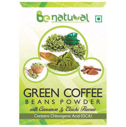 Benatural Green Coffee Beans Powder Cinnamon & Elaichi - Classic Derma